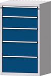 Werkbank B2000xT700xH840mm Buche massiv grau TECWERK