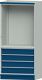 Schubladenregal H2200xB1015xT720mm Modell 2409 B:1015 TECWERK
