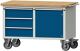 Werkstattwagen H840xB1350xT700mm grau/blau Anz.Schubl.xH 3x170,1 Tür 510mm TW