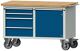 Werkstattwagen H840xB1350xT700mm grau/blau Anz.Schubl.xH 2x85/170,1 Tür 510mm TW