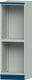 Leergehäuse H2200xB715xT720mm Einbauhöhe 900mm grau f.Promat-Schubl.-Schrank