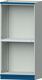 Leergehäuse H2200xB1015xT720mm Einbauhöhe 900mm grau f.Promat-Schubl.-Schrank