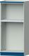 Leergehäuse H2200xB1015xT720mm Einbauhöhe 1200mm grau f.Promat-Schubl.-Schrank