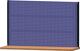 Lochplatte H1200xB2000mm blau NCS f.Werkbankaufbau 3 Lochplatten H1200mm TECWERK