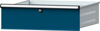 Hängeschublade B500xT540xH170mm taubenblau NCS Teilauszug f.Werkbank TECWERK