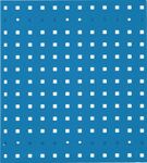 Lochplatte B450xL500mm himmelblau RASTERPLAN
