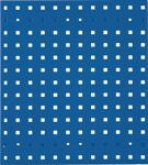 Lochplatte B450xL500mm blau RASTERPLAN