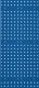Lochplatte B450xL1000mm blau RASTERPLAN