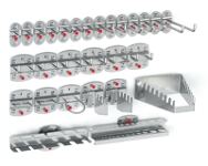 Werkzg.h.28-tlg.14 Haken/6 Doppelhaken/8 div.Hal.RASTERPLAN