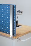 Werkbankhalterung f.Platten-L.1500/2000mm f.Loch-/Schlitzplatten Rasterplan