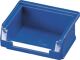 Sichtlagerkasten, NW-Nr.: 9000428123 L85xB105xH45mm PE blau, RASTERPLAN f.Schlitzplatte