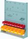 Stellwand 1seitig lichtgrau H.1100xB.1000xT.240mm 2Lochplatten