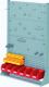 Stellwand 1seitig lichtgrau H.1450xB.1000xT.240mm 3Lochplatten