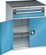 Ablagekasten H65xB225xT175mm lichtgrau f.Lochplatten BOTT
