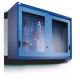 Werkzeug-Hängeschrank Vollblech,1 BD H800xB2000xT300mm grau/ taubenblau NCS