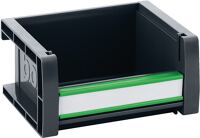 Sichtlagerkasten L100xB130xH65mm PP grau BOTT