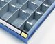Trennwandset Front-H.100mm 3 Längs-/8 Quertr.-W.f.Schrank-B.605mm THURMETALL