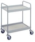 Etagenwagen L670xB420xH720mm Gesamt-Trgf.40kg 2 Etagen BD hellgrau