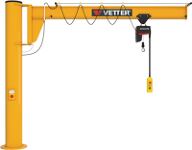 Säulenschwenkkran ASSISTENT Trgf.125kg A.5000mm m.Verbundanker/E-Zug Ber.270Grad