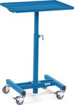 Materialständer Ladefl.-L605xB405mm verstellb.H.720-995mm blau fahrb.FETRA