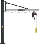 Säulenschwenkkran UNILIFT Trg250kg A.3895mm Verbundanker-Sys./E-Kettenz.270Grad