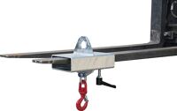 Lasthaken Trgf.3000kg silber TZN f.Gabelstapler u.Kran BAUER