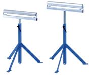 Dreibein-Rollenständer Bahnbreite 300mm D.60x2,0mm Bauhöhe 870-1300mm