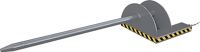 Tragdorn Trgf.1500kg Gesamt-L.2800mm pulv.grau RAL 7016 EICHINGER