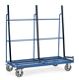 Glas/-Plattenwagen eins.Ladefl.-L1200xB800mm STA brillantblau Trgf.1200kg