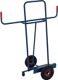 Plattenkarre Trgf.350kg H.1440mm Aufl.-L500xB200mm Bereifung Luft saphirblau TW