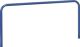 Einsteckbügel L1200xH600mm STA brillantblau f.Plattenwagen/-Ständer
