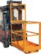 Arbeitsbühne B805xT1290xH1990mm gelborange lack.Trgf.300kg BAUER