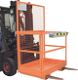 Arbeitsbühne B1210xT1040xH1990mm gelborange lack.Trgf.300kg BAUER
