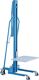 Minilifter MES m.PVC-Plattform Hubh.1500mm PU-Bereifung Trgf.100kg