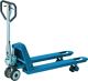 Gabelhubwagen Gabell.1150mm Trgf.2500kg STA blau Vollgum./PUR m.Fahr-/Feststellb