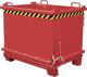 Klappbodenbehälter 1,0 m³ L1035xB1310xH1160mm lack.feuerrot
