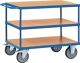 Tischwagen 3 Ladeflächen L1000xB600mm brillantblau Trgf.600kg FETRA