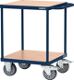 Tischwagen 2 Ladeflächen L600xB600mm saphirblau Trgf.500kg TECWERK