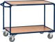Tischwagen 2 Ladeflächen L1000xB600mm saphirblau Trgf.300kg Bügel waager.TECWERK