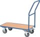 Plattformwagen Ladeflächen L850xB450mm STA taubenblau Trgf.250kg TECWERK