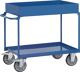 Tischwagen Bügel waager.2 Stahlblechwannen L1000xB700mm H.1x150 mm/1x40mm