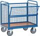Spänebehälter 0,30 m³, NW-Nr.: 9121444140 L1275xB820xH820mm, lichtblau lack.Trgf.1000kg BAUER