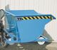 Spänebehälter 0,50 m³, NW-Nr.: 9121444141 L1275xB1280xH820mm, lichtblau lack.Trgf.1000kg BAUER