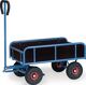 Handwagen m.4 Sperrholzwänden Ladefl.L945xB545mm Luft Bereifung Trgf.400kg FETRA