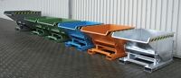 Kippbehälter L1260xB770xH835mm gelborange Inh.0,3 m³ BAUER