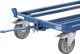 Deichsel m.Kuppl.Winkelstahl brillantblau,RAL5007 f.Palettenfahrgestell FETRA