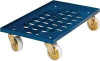 Kistenroller Trgf.250kg, NW-Nr.: 9000444232 Polymer-Bereifung, L605xB405mm ABS-Ku.blau ABS-Kunststoff blau  
