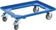 Kistenroller Trgf.250kg, NW-Nr.: 9000444240 Gummi-Bereifung, L600xB400mm Ku.blau ALLIT