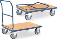Plattformwagen, NW-Nr.: 9110444246 Ladeflächen L1200xB800mm, STA brillantblau Trgf.600kg  