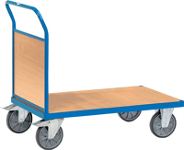 Plattformwagen Ladefläche L1000xB700mm 1 Stirnwand mit TPE-Bereifung Trgf.500kg